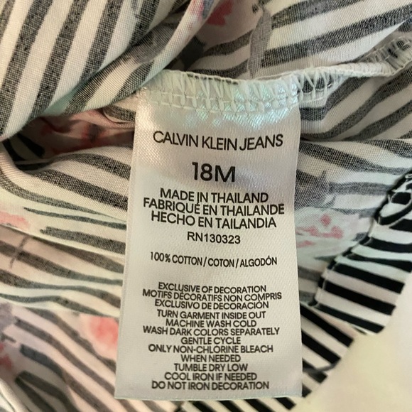 Toddler 18mo. Calvin Klein top/pant outfit. Baby Gap dress w bloomer. - Picture 7 of 13